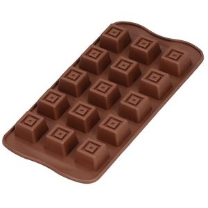 MOLDE PARA BOMBONS SILICONE COM FORMA DE BLOQUE IBILI