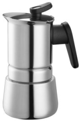 CAFETEIRA STEEL MOKA FULL INDUCTION PEDRINI