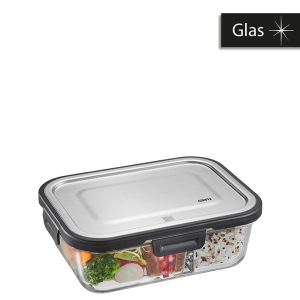 CAIXA RETANGULAR COM 2 DIVISÕES MILO 300+500 ML GEFU