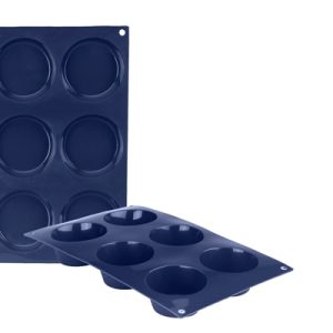 MOLDE MUFFINS 6 CAVIDADES BLUEBERRY IBILI