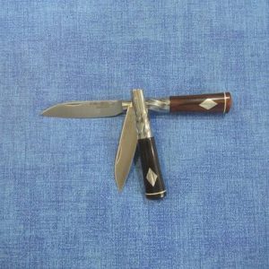 NAVALHA PREMIUM MELCHOR ROMBOS PLATA JC QUINTANA TARAMUNDI