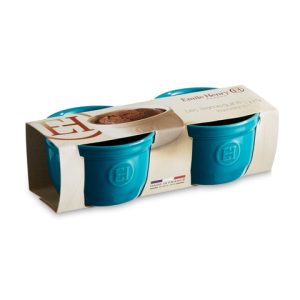 SET 2 RAMEKINS 9 CM AZUL CALANQUE EMILE HENRY