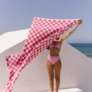Meco xadrez rosa