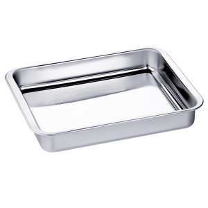 ASSADEIRA RETANGULAR EM AÇO 18/10 INOXIBAR