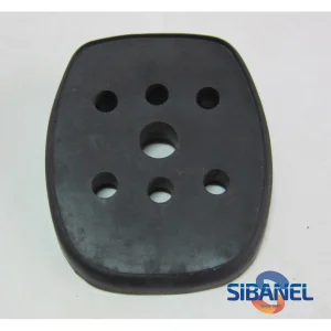 Borracha suporte de farolim
