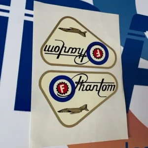 Autocolantes malas Famel Phantom em branco